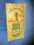 1651- Reclama veche Romania Sampanie-Champagne Louis Francois&amp; Co. Transylvania.