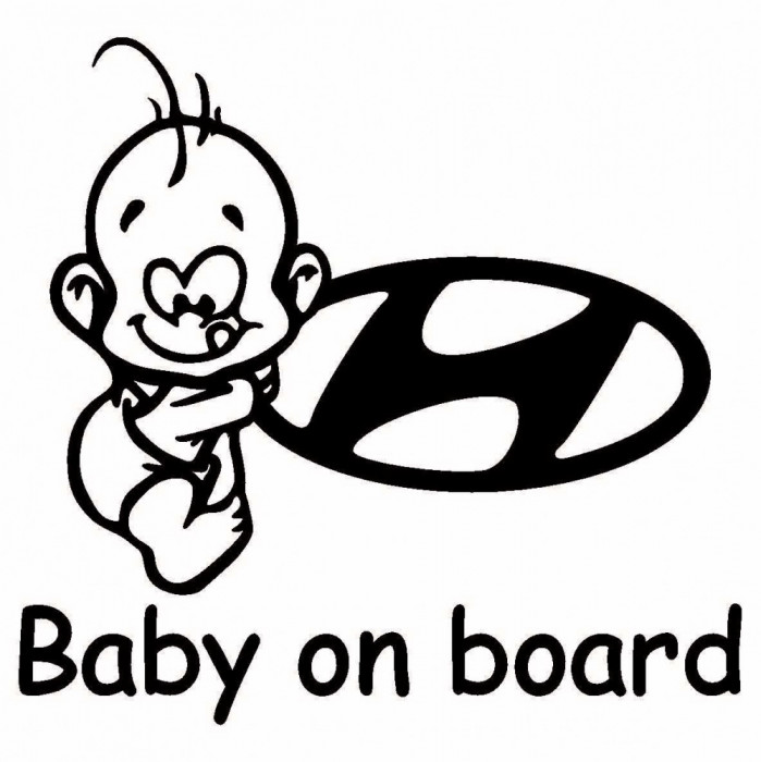 Baby on board Hyundai