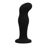 Black&amp;silver-Sean Plug Anal Premium Silicone Black