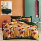 Cumpara ieftin Lenjerie pat dublu,bumbac finet,6 piese,cearceaf normal 220x240cm, cearceaf pilota 200x220cm, 2 fete de perna 50x70, 2 fete de perna 70x70-M295