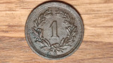 Cumpara ieftin Elvetia - moneda de colectie istorica - 1 rappen 1938 B -rara- absolut superba!, Europa