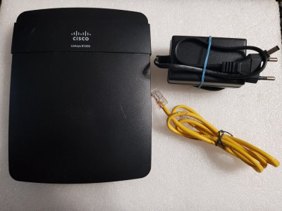 Router Wireless Linksys E1200, N 300 Mbps, 4 x 10/100 Mbps - poze reale foto