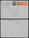 Germany REICH 1939 Postal History Rare Cover Munchen to Sweden DB.101