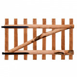 Poarta de gard simpla, din lemn de alun, 100 x 60 cm GartenMobel Dekor