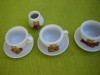 Cescute din portelan, miniaturi de bucatarie pentru copii