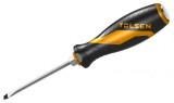 Surubelnita Impact Tolsen GRIPro, Cr-V, 1.6x8x150mm, Varf Magnetic, Maner Ergonomic