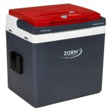 Cumpara ieftin Lada frigorifica auto si camping ZORN Z 26 LNE PX, 25 litri, alimentare 12V/230V, racire si incalzire, alb-rosu-gri