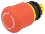 Comutator de Siguranță 22mm Roșu fără IP66