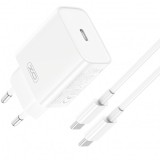 Incarcator Retea Cu Cablu USB-C XO Design CE15, 20W, 3A, 1 x USB-C, Alb