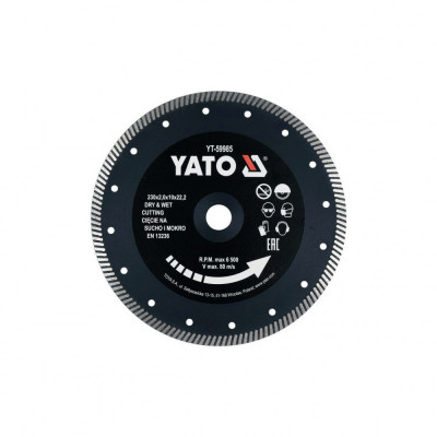 Disc diamantat 230x 22.2 x 2 mm Yato YT-59985 foto