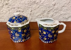 ZAHARNITA SI LETIERA DIN PORTELAN FIN JAPONEZ- ARABESQUE - ROSS SIMONS