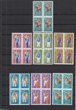 ROMANIA 1980 LP 1021 UNIFORME MILITARE ROMANESTI BLOCURI 4 TIMBRE MNH, Nestampilat