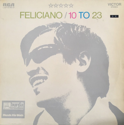 Vinil Jose Feliciano &amp;ndash; 10 To 23 (VG) foto