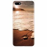 Husa silicon pentru Huawei Y5 2018, Sunset Foamy Beach Wave