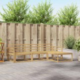 vidaXL Set de canapele de exterior 4 pcs Alb 254 x 162,5 x 73 cm 3386268