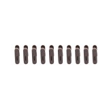 Set 20 de cleme pentru haine, flippy, de prindere pentru pantaloni, atasabile la umerase, 1.6x2.3x6.35 cm, maro
