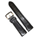Cumpara ieftin Curea Compatibil? Tissot T610027446 &ndash; 22/20 mm &ndash; Piele Natural? Neagr? &ndash; Lungime 125 x 75 mm