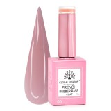 Cumpara ieftin Rubber Base Coat French, baza cauciucata unghii, Global Fashion, roz, 15ml, 06