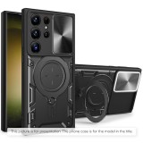 Husa pentru Samsung Galaxy Z Flip8 F776, Techsuit, CamGuard Pro, Neagra