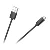 Cablu Micro USB - USB 2.0, 1m, Negru, M-LIFE, Incarcare &amp; Transfer Date