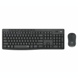 Kit tastatura si mouse wireless silent LOGITECH MK295 GRAPHITE 920-009800