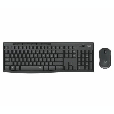 Kit tastatura si mouse wireless silent LOGITECH MK295 GRAPHITE 920-009800 foto