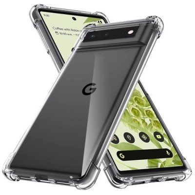 Husa pentru Google Pixel 6 Pro - Techsuit Shockproof Clear Silicone - Clear foto