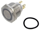 Comutator Anti-Vandalism ONPOW GQ25-L-11E/J/W/12V, 2 Poziții SPDT, IP65, 3A/220VAC, 5A/24VDC