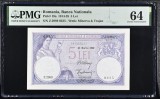 5 lei 1920 PMG64 UNC bancnota gradata