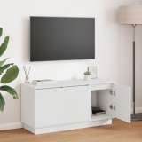 VidaXL Cabinet TV Alb 100x38x49 cm Lemn Prelucrat