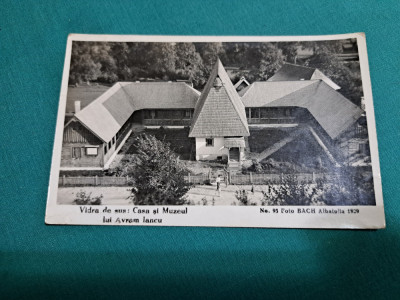 VIDRA DE SUS: CASA ȘI MUZEUL LUI AVRAM IANCU, FOTO BACH ALBAIULIA , 1929 * foto