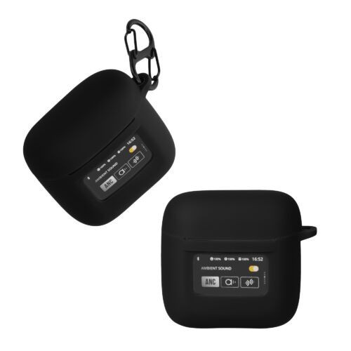 Husa kwmobile pentru JBL Tour Pro 2, Silicon, Negru, 61224.01