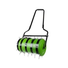Aerator de gazon, tavalug, rotativ, 2 in 1, maner detasabil, 35 L, 60x107 cm, Isotrade foto