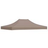 Cumpara ieftin Acoperis pentru cort de petrecere, gri taupe, 4 x 3 m, 270 g/m&sup2;