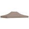 Acoperis cort de petrecere, gri taupe, 4,5 x 3 m, 270 g/m&sup2;