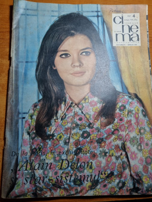 cinema aprilie 1969-alain delon,dan nutu,florin piersic foto