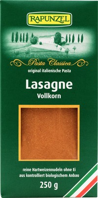Lasagne Bio Integrale Rapunzel 250gr