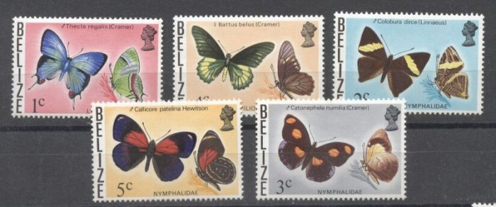 Belize 1974 Butterflies, MNH AE.237