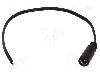 Cablu alimentare DC, cabluri, DC 5,5/2,5 soclu, negru, 0,2m, BQ CABLE - DC.CAB.2400.0020