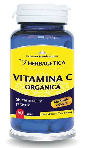 Vitamina c organica 60cps herbagetica