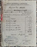 Chitanta Banca Nationala a Romaniei 1926