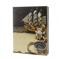 Album Compass 200 poze, 10x15, file slip-in, arhiva negative, verde foto