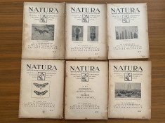 Revista Natura anul XIV 1925 - 11 numere foto