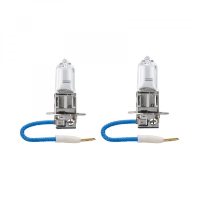Pachet 2 Becuri Proiector H3 12V Vision (Cutie) Philips foto