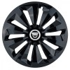 Set 4 capace roti Fox negru R15 pentru gama auto Dacia, Autohelix MSA