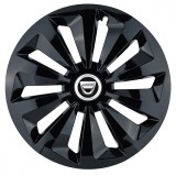 Cumpara ieftin Set 4 capace roti Fox negru R16 pentru gama auto Dacia, Autohelix MSA