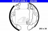 Set saboti frana FORD FOCUS (DAW, DBW) (1998 - 2007) ATE 03.0137-0356.2