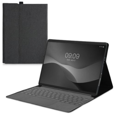 Husa pentru tableta Microsoft Surface Pro 8 13&amp;#039;&amp;#039;, Kwmobile, Gri, Textil, 56479.19 foto