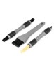 Set 3 Pensule Detailing Interiorului Auto cu Forme Diferite pentru Acces Maxim, Amio