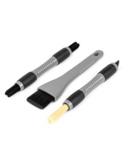 Set 3 Pensule Detailing Interiorului Auto cu Forme Diferite pentru Acces Maxim